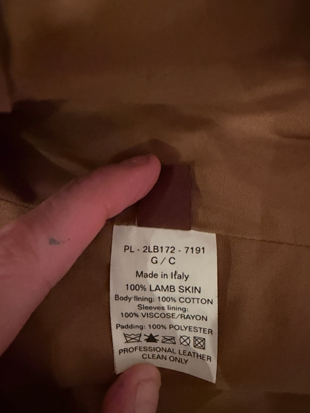 Vintage Bally Tan Brown Leather Bomber Jacket - Picture 4 of 4